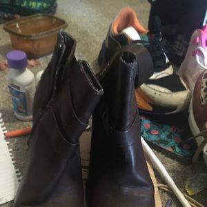 Bundle of women sandals, shoes and boots